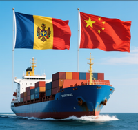 Agent d'expédition de conteneurs complets (FCL) vers la Moldavie, transport maritime FCL de la Chine vers la Moldavie, livraison directe vers la Moldavie, 20 pieds, 40 pieds, 40HQ