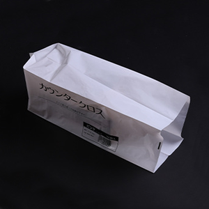 Plastic PE Custom Bag Biodegradable and Compostable Milk White Heat-Seal Bag For Garment&Food Packaging