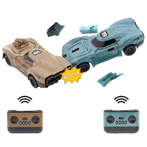 Voitures de course multijoueurs 2.4GHz RC Battle Racing avec pièces de simulation de <span class=keywords><strong>crash</strong></span> et éjection Télécommande <span class=keywords><strong>Crash</strong></span> Bumper Racing Toys Set - Product Image 1