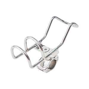 Soporte para caña de pescar, abrazadera de tubo de acero inoxidable de 25 mm para caña de trolling, uso en barco - Product Image 3