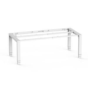 Bàn làm việc hình chữ L hiện đại ZGO, điều chỉnh độ cao 3 cấp, mặt bàn gỗ, khung kim loại, 4 chân, tải trọng 120kg - Product Image 5