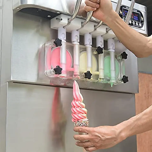 Machine à glace automatique à 3 saveurs <span class=keywords><strong>Sorbetiere</strong></span> <span class=keywords><strong>commerciale</strong></span> Eis Machine à glace A Glace Italienne Machines à crème glacée - Product Image 2