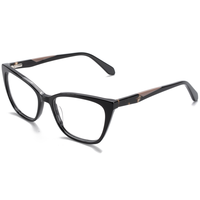 Elan Optical YB8203 Meilleure Vente Monture de Lunettes Rétro Œil de Chat pour Femme, Monture Complète en Acétate, Livraison Rapide