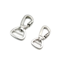 Alliage de zinc métal noir accessoires sans nickel placage pivotant oeil boucle déclencheur Clip fermoir mousqueton