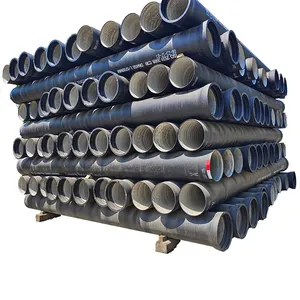 Factory Best Price 500mm K9 C40 6 Meter Long DI Pipe Ductile Iron Pipe For Water Supply