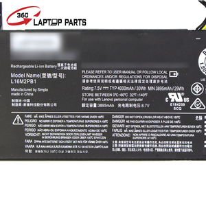 Bateria portátil para lenovo ideapad 320-14ast, 320-14iap 320-15iap, baterias para laptop l16m2pb1 pro <span class=keywords><strong>7.5v</strong></span> 4000mah - Product Image 5