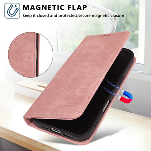 <span class=keywords><strong>Funda</strong></span> de Cuero Retro Tipo Cartera para <span class=keywords><strong>iPhone</strong></span> 16 Pro Max 15 Plus 14 13 Mini <span class=keywords><strong>con</strong></span> Cordón, Ranura para Tarjetas de Crédito, Cubierta Magnética Tipo Folio - Product Image 4