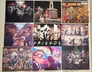 <span class=keywords><strong>3D</strong></span> phim hoạt hình stereo Gradient Grating sơn tùy chỉnh <span class=keywords><strong>3D</strong></span> stereo Poster từ nhà sản xuất cho tấm nhựa - Product Image 5