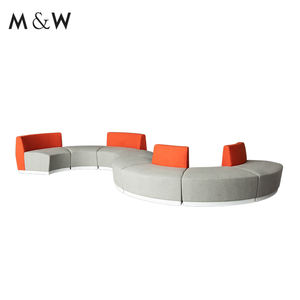 M&W 모던 오피스 소파 럭셔리 모듈형 섹셔널 소파 세트 가구 - Product Image 6
