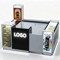 Support d'affichage modulaire Gridwire pour accessoires de téléphone, organisateur pour salles d'exposition et merchandising événementiel