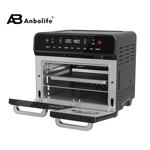 Anbolife Fabricante y Proveedor <span class=keywords><strong>de</strong></span> Etiqueta Privada OEM ODM OBM, <span class=keywords><strong>Freidora</strong></span> <span class=keywords><strong>de</strong></span> <span class=keywords><strong>Aire</strong></span> Familiar <span class=keywords><strong>de</strong></span> 2400W con Doble Zona, Táctil LED y 10 Ajustes Preestablecidos - Product Image 3
