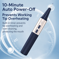 Brosse à dents électrique sonique (avec lumière bleue) pour éliminer le tartre et la saleté, appareil de beauté dentaire électrique 2 en 1
