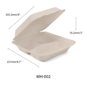 Precios Bajos en Contenedores con Tapa Abatible de 6, 8 y 9 Pulgadas, Cajas para Llevar, Suministros para Restaurantes, Contenedores de Alimentos para Llevar en Venta - Product Image 3