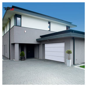 Portes <span class=keywords><strong>de</strong></span> <span class=keywords><strong>garage</strong></span> coulissantes automatiques en acier sectionnelles résidentielles isolées imperméables modernes finies pour villa - Product Image 6