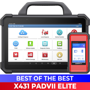 X431 PAD VII แผนที่โทโพโลยี ไม่มีข้อจำกัด IP รองรับหลายภาษา อัปเกรดฟรี เครื่องมือสำหรับยานยนต์ - Product Image 5