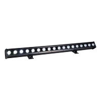 Barre de projecteur LED étanche IP65 RGBWA UV 6-en-1 200W DMX512 pour lavage mural, scène DJ et façade de bâtiment