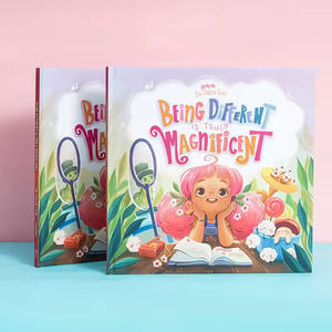 Ilustración creativa de dibujos animados para niños, libro de imágenes colorido para dormir, cuento de hadas inglés, cubierta dura, Impresión de iniciación para bebés - Product Image 1