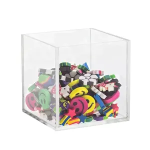 Aangepaste En Multifunctionele Hoge Poolse Clear Acryl Opbergdoos Of Display Case 12 Inch Cube Bijvoorbeeld