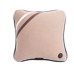 HUIFAN-cojín masajeador 3D CE, almohada de masaje multifunción vibratoria, piezas de Silla, almohada de masaje vibratorio con batería