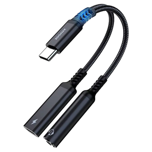 Tipo-C 3.5MM adattatore di alimentazione <span class=keywords><strong>Audio</strong></span> con uscita CC Hub USB C per telefoni cellulari S21/S20 Ultra - Product Image 2