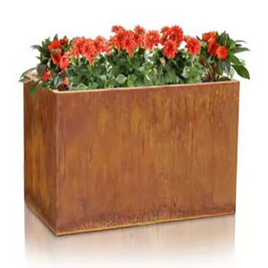 Jardinière au design minimaliste, style rustique, pot de fleurs - Product Image 2