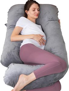 Ayarlanabilir lüks annelik gebelik yastığı tam vücut boyun desteği rahat hemşirelik yastık hamile için çıkarılabilir kapak - Product Image 4