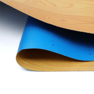 Realistic <strong>Wood</strong> Stone Look Modern Eco-Friendly Waterproof <strong>PVC</strong> Roll Luxury <strong>Flooring</strong> For Home Office Gym Garage-Easy-Clean For - Product Image 2