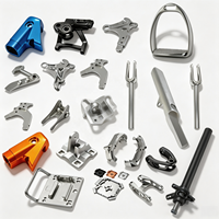 Fabricant d'usinage CNC 5 axes pour pièces de cadre de VTT en acier, aluminium et acier inoxydable, avec fraisage et anodisation sablée