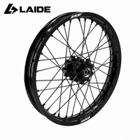 Ensemble de roues à rayons noires KKE 21/18 pouces, 1.6x21 avant, 1.85x18 arrière, jantes en aluminium pour moto électrique Sur Ron Light Bee X, tout-terrain