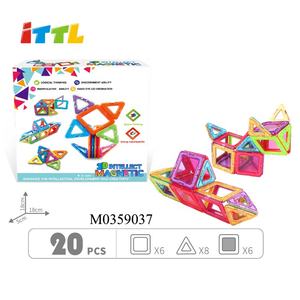 Vente en gros 27 pièces de tuiles éducatives en plastique blocs de construction bricolage jeu de blocs pour les enfants - Product Image 4