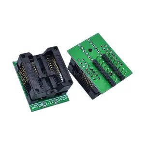 Soic8 SOP8 SOP16 sop20 tssop8 tssop24 sop44to DIP8 DIP16 dip44wide ghế width200milprogrammer Adapter Ổ Cắm