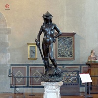 Statue en bronze grandeur nature classique Statue de David en bronze