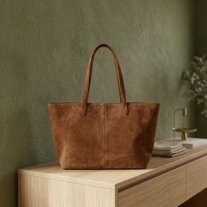 Bolsos de Mano BS INTERNATIONAL de Cuero Genuino, Duraderos, Impermeables, Ecológicos y Ligeros, con Cierre de Cremallera y Logotipo Personalizado - Product Image 4