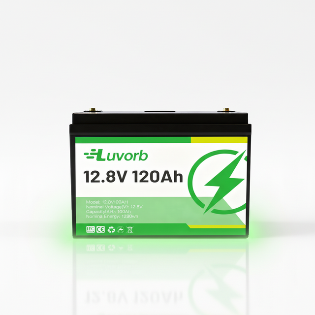 12v Lithium Battery Pack 12.8V 100Ah 120Ah 150Ah 180Ah Solar Battery Lithium 6000+ Cycles 4-in-1 Safety Protection