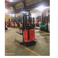 Vente flash ELES15E Transpalette électrique 15 tonnes 45M 5M Hauteur de levage avec pattes écartées Adapté à la manutention de palettes à double niveau