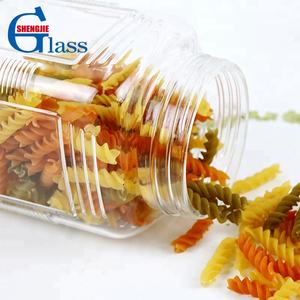 Boîte de rangement en verre Unique, boîtes de rangement en gros, ensembles de pots en verre de cuisine avec couvercle scellé - Product Image 3