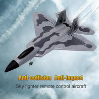 Modèle d'avion de chasse en mousse F22 2CH, jouet de loisir, R4s Rcm, avion de chasse à réaction RC, planeur télécommandé avec accessoires pour enfants