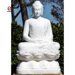 Statue grandeur nature de <span class=keywords><strong>Bouddha</strong></span> en marbre ornée de <span class=keywords><strong>jardin</strong></span> <span class=keywords><strong>extérieur</strong></span> - Product Image 1