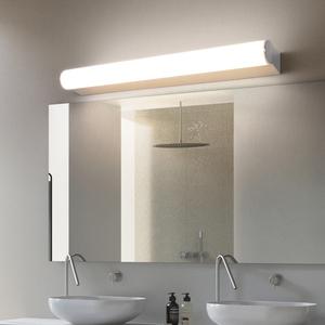 Lámpara LED para Baño, Impermeable, Moderna, de Acero Inoxidable Cromado, para Espejo, Aplique de Pared para Hotel, Iluminación de Maquillaje - Product Image 4