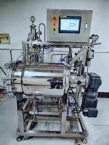 Sistema de fermentación sólida Aceros inoxidables Biorreactor de estado sólido de enzimas Bailun selladas al vapor de PLC de laboratorio de fermentador de - Product Image 2