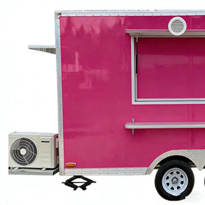 Carrito de Comida Ambulante de Acero Inoxidable de 4 Ruedas para Mercado Nocturno, Calle Comercial, Venta de Hot Dogs, Helados y Aperitivos, Capacidad Personalizable, 2 Años de Garantía - Product Image 2