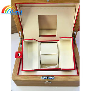 Estuche de Reloj de Lujo Amarillo, Juego Completo de Empaque para Reloj con Bolsa de Regalo, Porta Tarjetas y Certificado, Caja de Regalo para Reloj con Logotipo Personalizado - Product Image 3