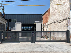 Portail Coulissant Automatique en Alliage d'Aluminium à Sections Télescopiques pour Usine, Résidence, Salle de Sport, Hôtel - Vente Chaude - Product Image 6