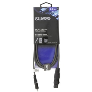 Cable Mono XLR, XLR 3p Hembra a RCA Macho, Adaptador de Audio de 1.5 M para Uso en Estudio - Product Image 2