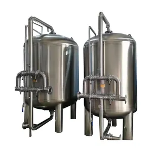 Water Tanks Prices High Quality SUS 304/316 Sterile Water Tank Mechanical Filter Activated Carbon Quartz Sand Filter Stainless Steel Water Tank