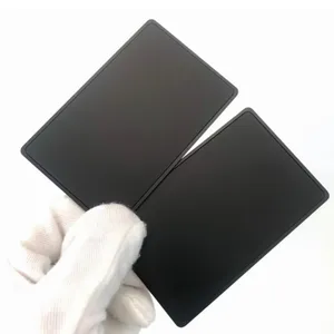 Özel Logo paslanmaz çelik Tagmo kart titanyum çelik bakır Metal kimlik Ic akıllı Rfid çip Metal kartvizitler ayna etkisi ile