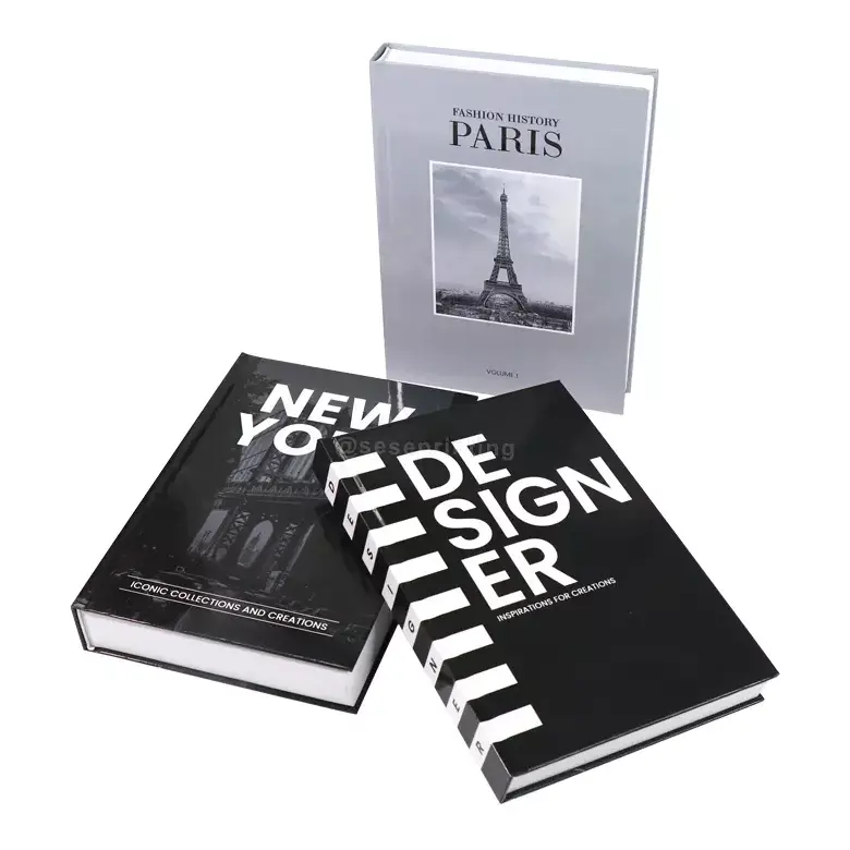 Decor Books Fashion Designer Decorative Decor Books Hardcover Coffee Table Books Hardcover