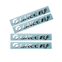 Stiker logam tipis Label nikel stiker logo pelat logam