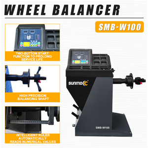 Sunmo Elevador de Tijera para Reparación de Automóviles, Máquina Alineadora 3D, Equilibradora de Ruedas, Cambiador de Neumáticos SMS-03 - ¡Oferta! Juego Completo de Elevador de Coches y Alineación 3D de Ruedas - Product Image 3