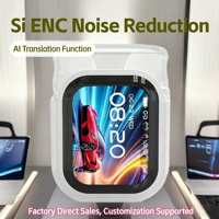 Écouteurs sans fil intelligents à écran tactile Ai avec réduction de bruit ENC à quatre micros X55 pour le sport avec une longue durée de vie de la batterie